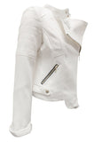 White Moto type jacket